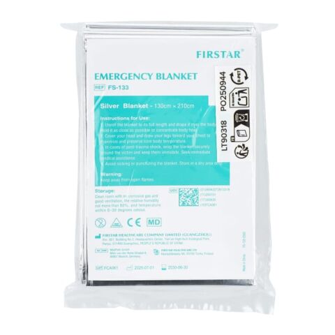 Manta de primeros auxilios para emergencias 130 x 210 cm