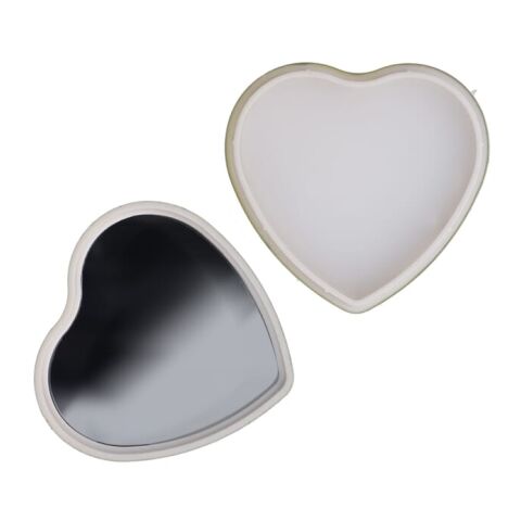 Bálsamo labial metálico plano en forma de corazón Oro | sin montaje de publicidad | no disponible | no disponible