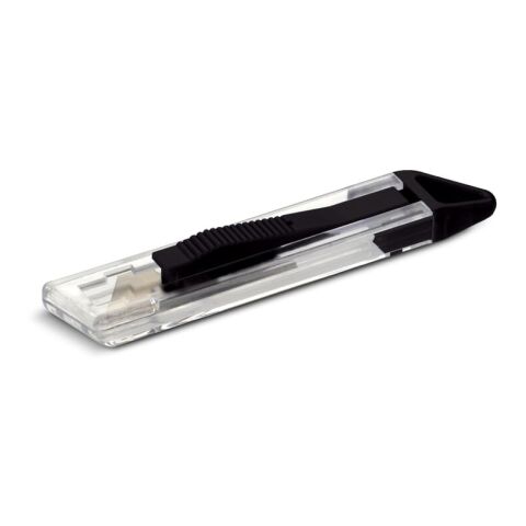 Cutter con seguridad  Negro | sin montaje de publicidad | no disponible | no disponible | no disponible