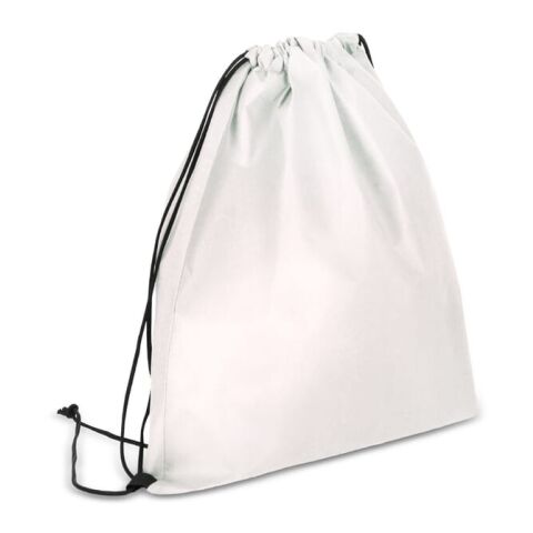 R-PET Bolsa con cordón no tejida 38 x 42 cm 75 g/m² Blanco | sin montaje de publicidad | no disponible | no disponible | no disponible