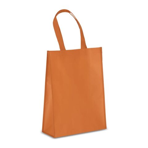 R-PET Bolsa de transporte de tejido sin tejer laminado 30 x 12 x 40 cm 105 g/m². Naranja | sin montaje de publicidad | no disponible | no disponible | no disponible
