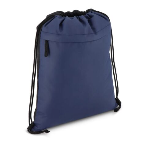 Bolsa con cordón de R-PET 600D recubierta de PU, 33 x 42 cm