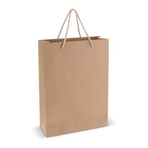 Bolsa de papel para regalo 120g/m² 24x12x33cm Marrón | sin montaje de publicidad | no disponible | no disponible | no disponible