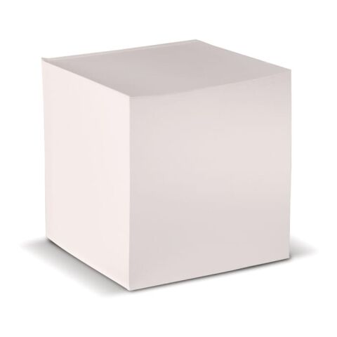 Cubo de papel reciclado 10x10x10cm Blanco | sin montaje de publicidad | no disponible | no disponible | no disponible