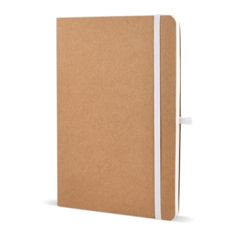 Cuaderno de tapas blandas Papel kraft A5 Blanco | sin montaje de publicidad | no disponible | no disponible