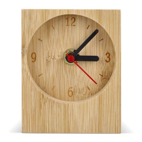 Reloj de sobremesa rectangular Natural | sin montaje de publicidad | no disponible | no disponible