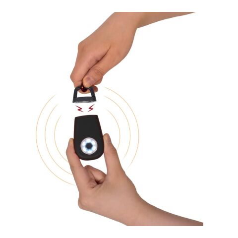 Alarma personal keylight materiales reciclados Negro | sin montaje de publicidad | no disponible | no disponible