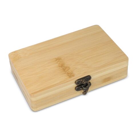 Juego de 13 herramientas en caja de bambú FSC Natural | sin montaje de publicidad | no disponible | no disponible