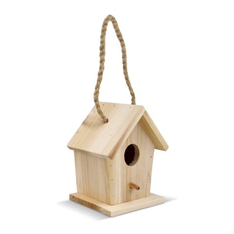 Pequeña casita para pájaros fabricada con madera FSC Natural | sin montaje de publicidad | no disponible | no disponible