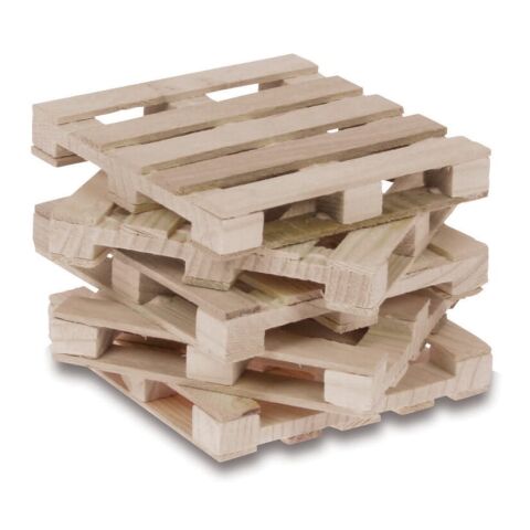 Pallet para cubebox Natural | sin montaje de publicidad