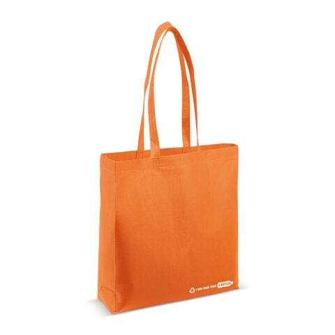 Bolsa R-PET 100g/m² en diveros colores Naranja | sin montaje de publicidad | no disponible | no disponible | no disponible