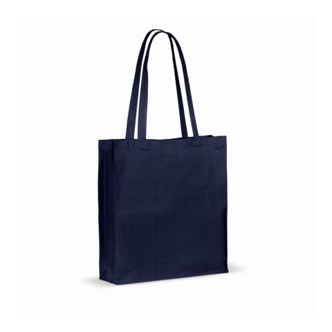 Bolsa de algodón reciclado con fuelle 140g/m² 38x10x42cm
