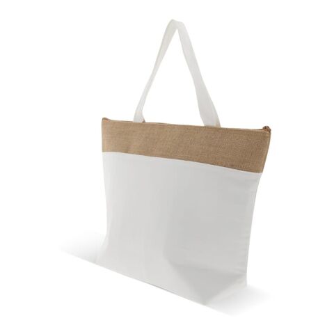 Bolsa nevera playa Algodón/yute 42x10x30cm Marrón | sin montaje de publicidad | no disponible | no disponible | no disponible