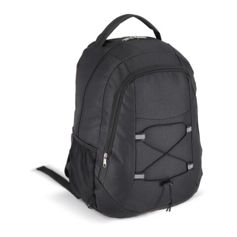 Mochila con detalle de cordón R-PET 25L Negro | sin montaje de publicidad | no disponible | no disponible | no disponible