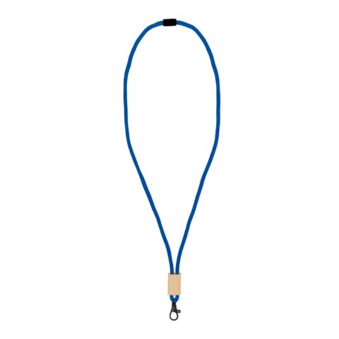 Lanyard Paracord R-PET Azul / Blanco | sin montaje de publicidad | no disponible | no disponible