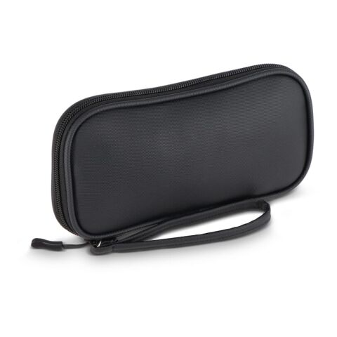 Bolsa organizadora Kyra 210D recubierta de PU rPET 20 x 11,5 x 2 cm