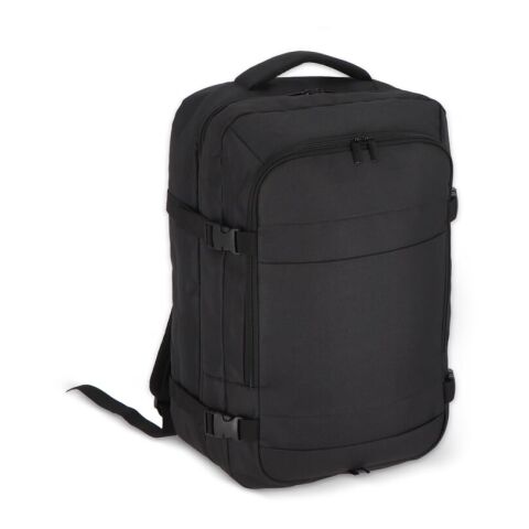 Mochila de noche R-PET 600D 22L Negro | sin montaje de publicidad | no disponible | no disponible