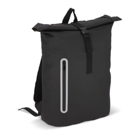 Mochila rolltop 20L R-PET 600D con revestimiento de PU Negro | sin montaje de publicidad | no disponible | no disponible