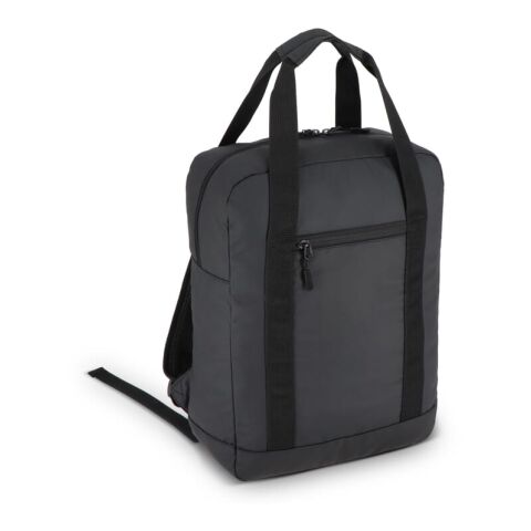 Mochila de R-PET 600D con revestimiento de PU, 27,5 x 12 x 37,5 cm, 12 litros