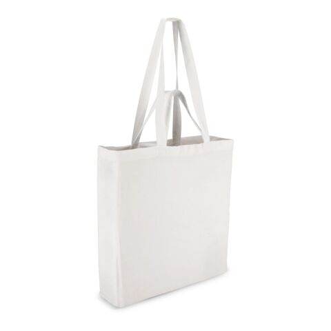 Bolsa de algodón OEKO-TEX® 38 x 10 x 42 cm 140 g/m². Blanco | sin montaje de publicidad | no disponible | no disponible