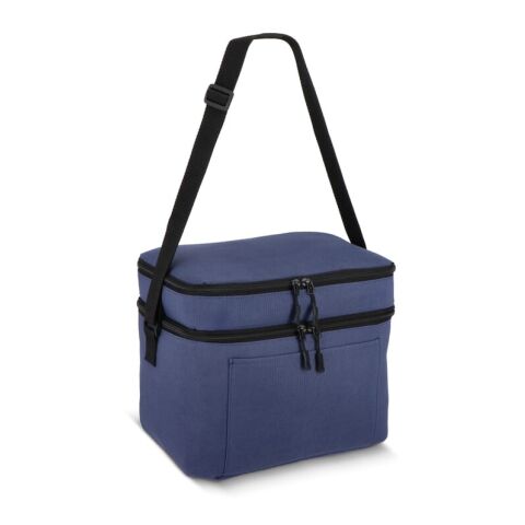 Bolsa térmica con doble compartimento R-PET 600D, 30 x 20 x 25 cm, 15 litros