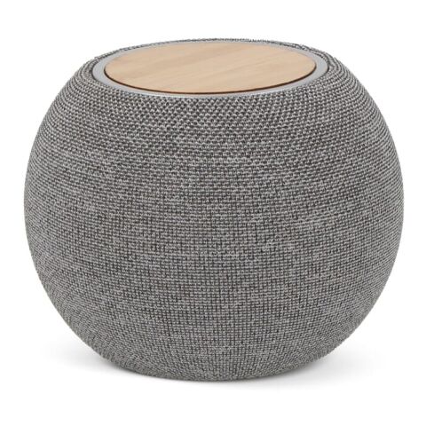 Altavoz de 5W y cargador inalámbrico de 15W R_PET &amp; Bamboo Gris | sin montaje de publicidad | no disponible | no disponible