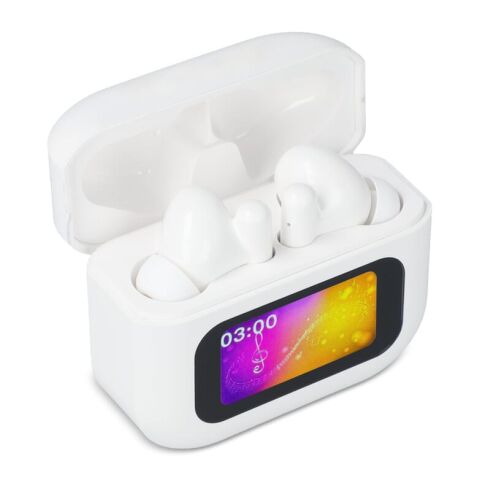 Auriculares ANC inalámbricos con control de pantalla táctil LCD Blanco | sin montaje de publicidad | no disponible | no disponible