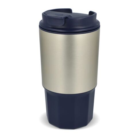 Silva termo taza 450ml Azul / Blanco | sin montaje de publicidad | no disponible | no disponible