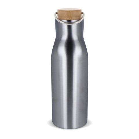 Botella térmica con tapón de bambú 500ml