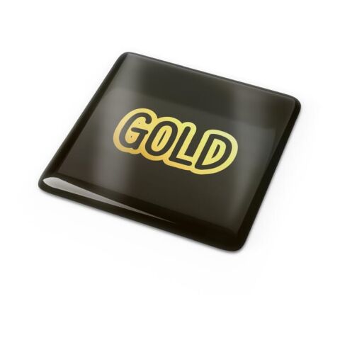 Doming Cuadrado 40x40 mm Oro | sin montaje de publicidad | no disponible | no disponible | no disponible