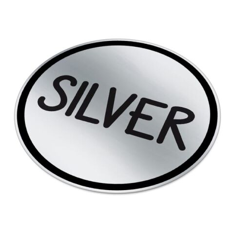 Vinyl Sticker Redondo Ø 13 mm Plata | sin montaje de publicidad | no disponible | no disponible | no disponible