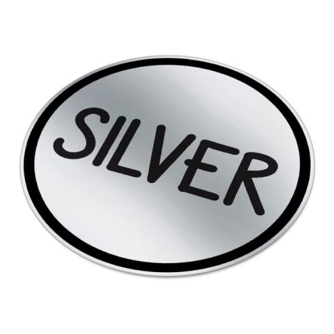 Vinyl Sticker Redondo Ø 20 mm Plata | sin montaje de publicidad | no disponible | no disponible | no disponible