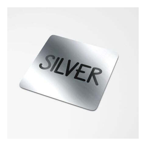 Vinyl Sticker Cuadrado 10x10mm Plata | sin montaje de publicidad | no disponible | no disponible | no disponible
