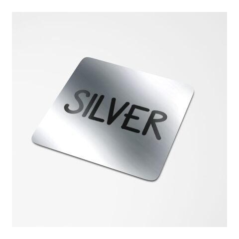 Vinyl Sticker Cuadrado 20x20mm Plata | sin montaje de publicidad | no disponible | no disponible | no disponible