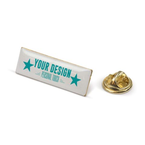 Pin de metal 30x10mm Oro | sin montaje de publicidad | no disponible | no disponible | no disponible