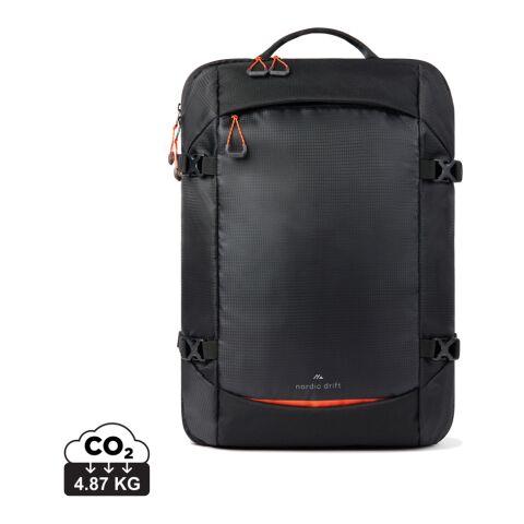 Mochila de viaje Nordic Drift RCS de 25L negro-naranja | sin montaje de publicidad | no disponible | no disponible | no disponible