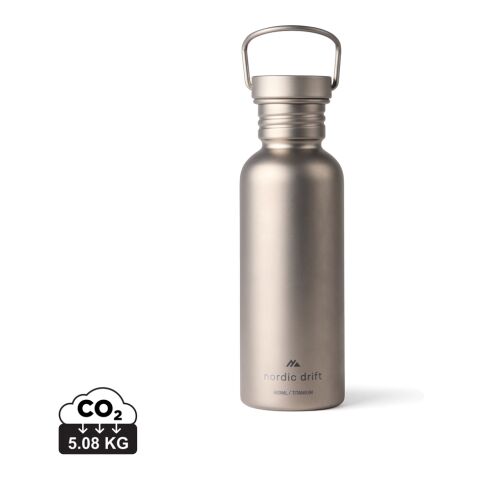 Botella agua Nordic Drift Trail Ultra Light titanio 600 ml plata | sin montaje de publicidad | no disponible | no disponible