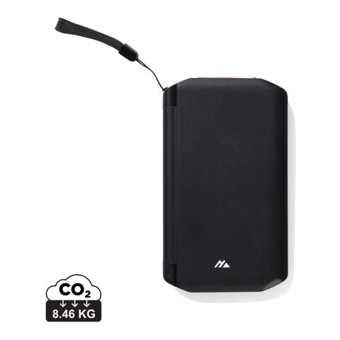 Powerbank solar 10.000 mAh Nordic Drift Titan con 3 paneles negro | sin montaje de publicidad | no disponible | no disponible