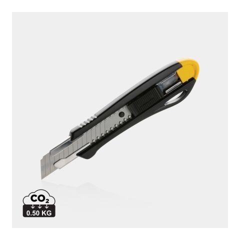 Cuchillo profesional de plástico reciclado RCS recargable amarillo | sin montaje de publicidad | no disponible | no disponible