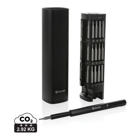 Set destornilladores precisión Gear X aluminio 56 pc RCS negro | sin montaje de publicidad | no disponible | no disponible