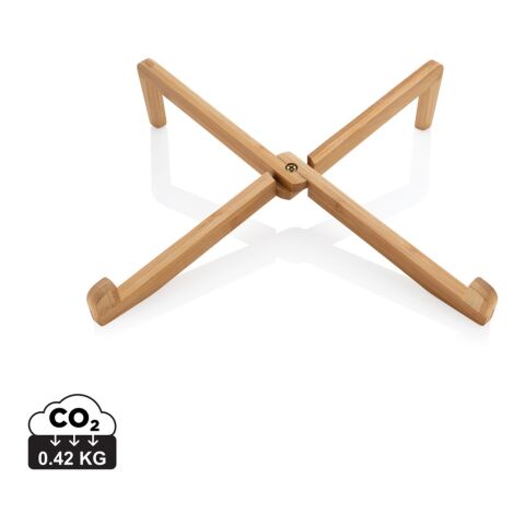 Patas de bambú para portátil marrón | sin montaje de publicidad | no disponible | no disponible