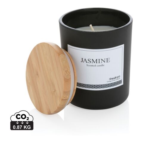Vela perfumada Ukiyo deluxe con tapa de bambú