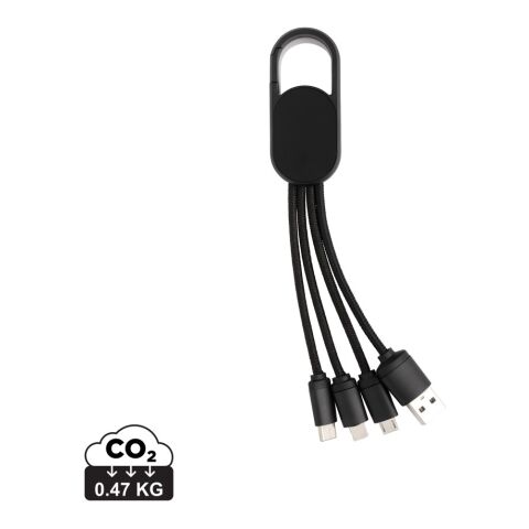 Cable 4 en 1 con clip negro | no disponible | no disponible | no disponible