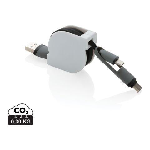Cable 3 en 1 retráctil