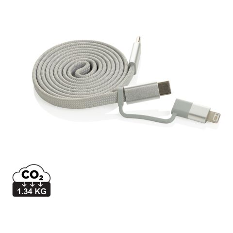 Cable magnético Arc 60W ultrafino 2 en 1 reciclado RCS