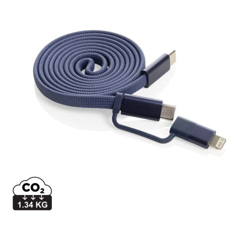 Cable magnético Arc 60W ultrafino 2 en 1 reciclado RCS