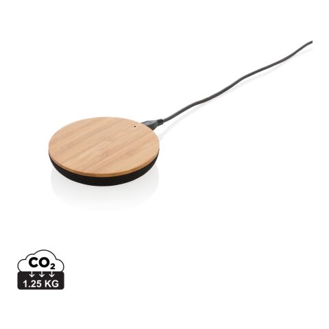 Cargador inalámbrico 5W Bamboo X marron | sin montaje de publicidad | no disponible | no disponible