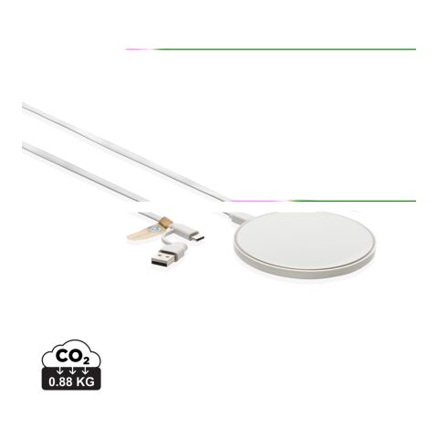 Cargador inalámbrico RCS de plástico reciclado de 10W