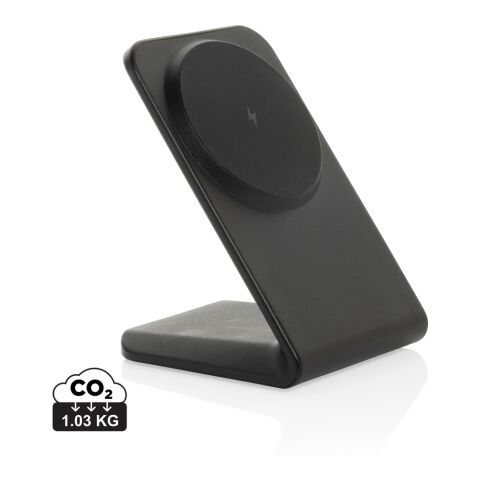 Cargador inalámbrico VoltPerch RCS plástico reciclado 15W negro | sin montaje de publicidad | no disponible | no disponible