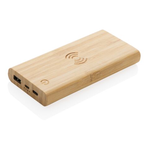 Powerbank inalámbrico de bambú 8.000 mAh 5W certificado FSC